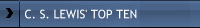 C. S. Lewis' Top Ten
